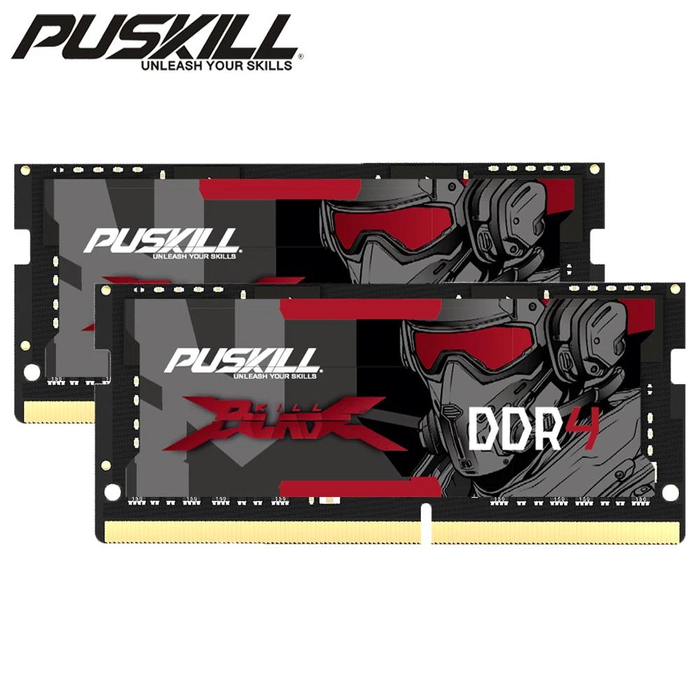 PUSKILL Killblade DDR4 Ʈ , Ʈ ޸ ޸𸮿 260  Sodimm, 32GB, 16GB, 8GB, 1.2V, 3200MHz, 2666MHz, 2 